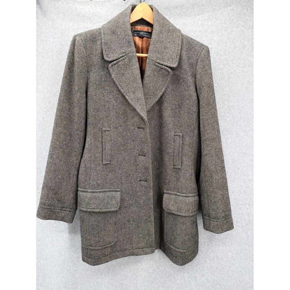 Peruvian Connection Wool Alpaca
Herringbone Swing Jacket Coat
Women's 14
